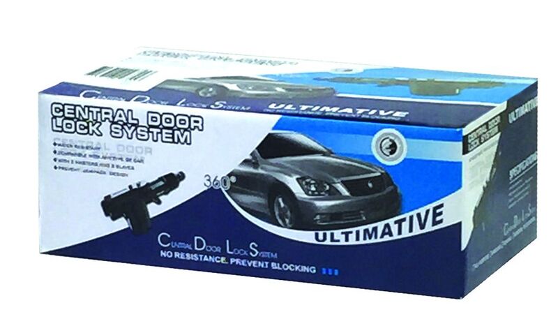 Universal Car Central Locking System with Remote Control for 4 Doors - Auto Security & Convenience for Sedans, SUVs and Trucks