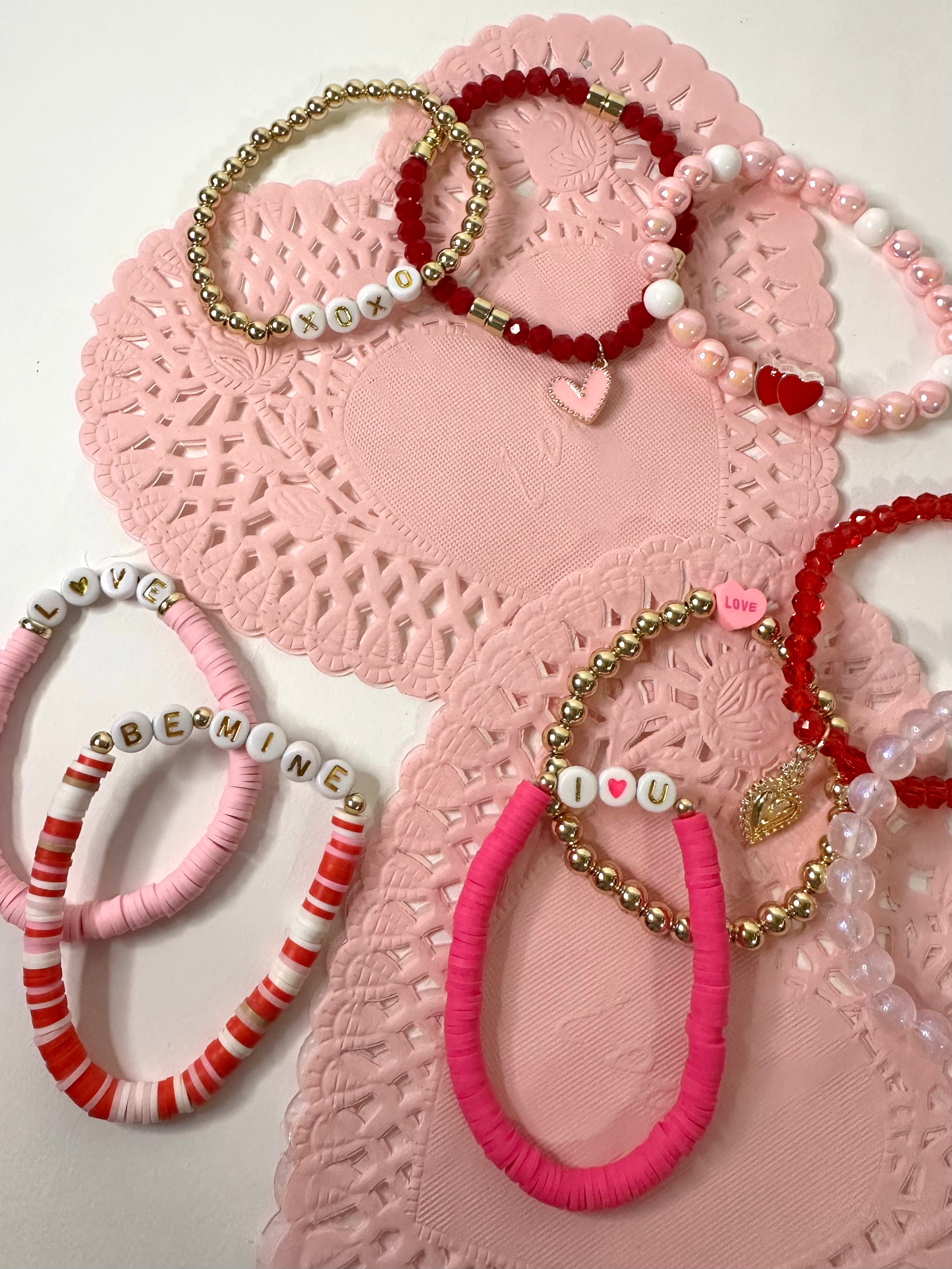 Valentine's Day Bracelets for Women - Romantic Heart Charm Jewelry Gift for Her - Perfect for Anniversaries, Date Nights & Special Occasions