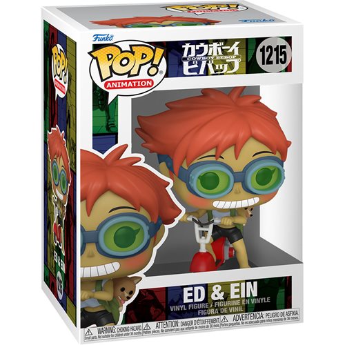 Cowboy Bebop Ed & Ein Pop! Vinyl Figure - Funko Collectible for Anime Fans, Perfect for Display & Gifts
