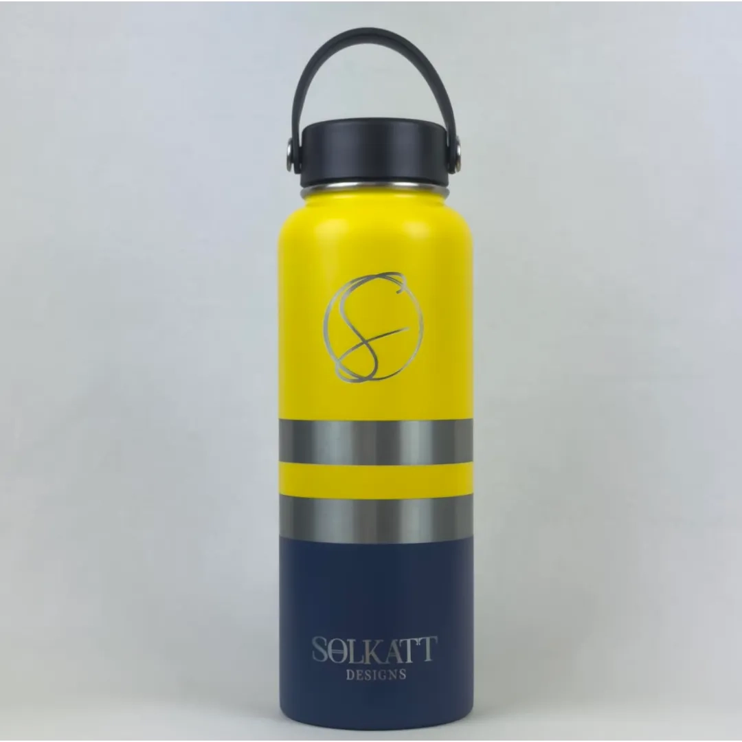 Insulated Stainless Steel Water Bottle 1.2L (40oz) - Leak Proof, BPA Free, Keeps Drinks Hot/Cold for 24 Hours - Perfect for Construction Workers, Outdoor Activities & Gym