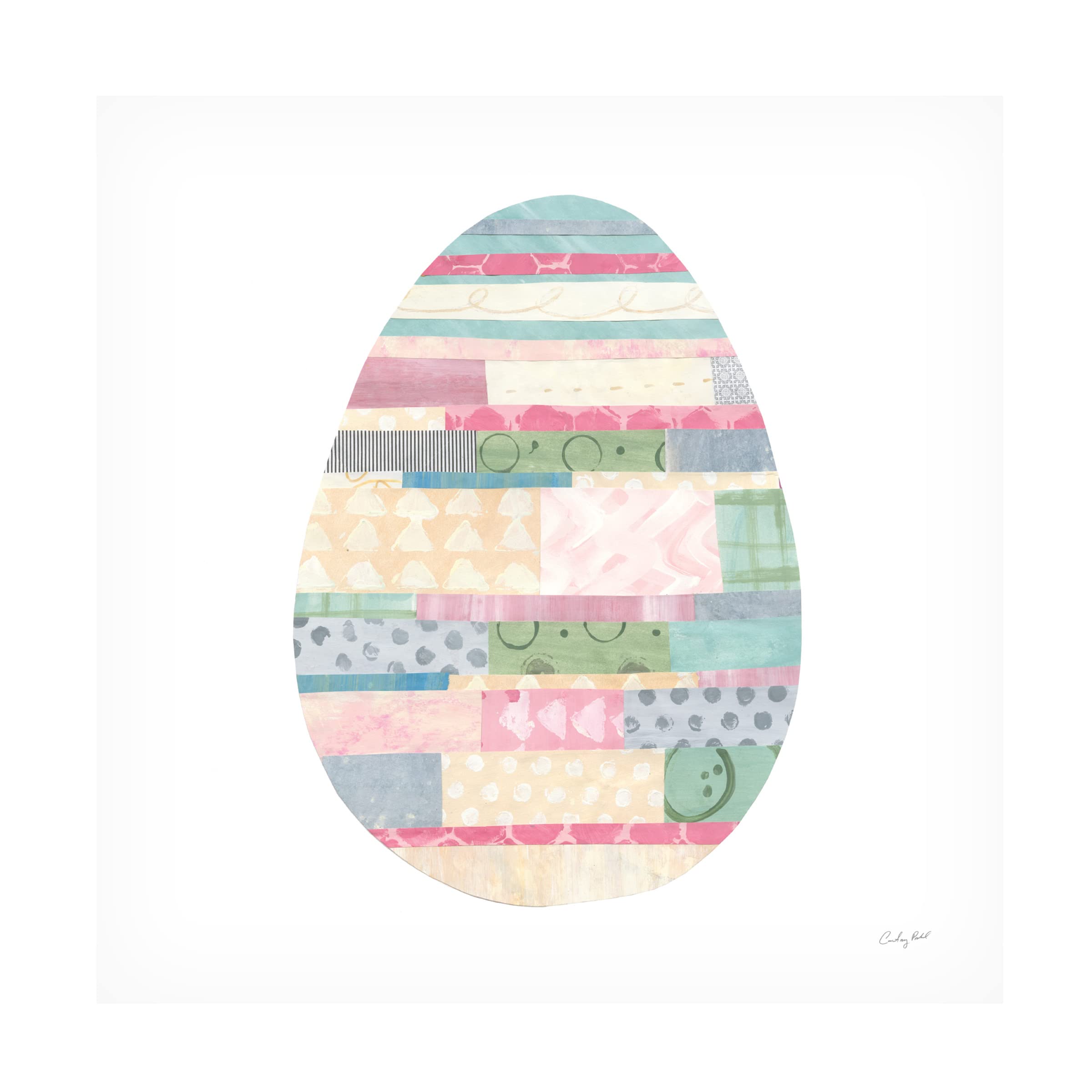 Trademark Fine Art 'Spring into Easter II' Canvas Wall Art by Courtney Prahl - Perfect for Easter Home Decor, Living Room & Bedroom Wall Decorations