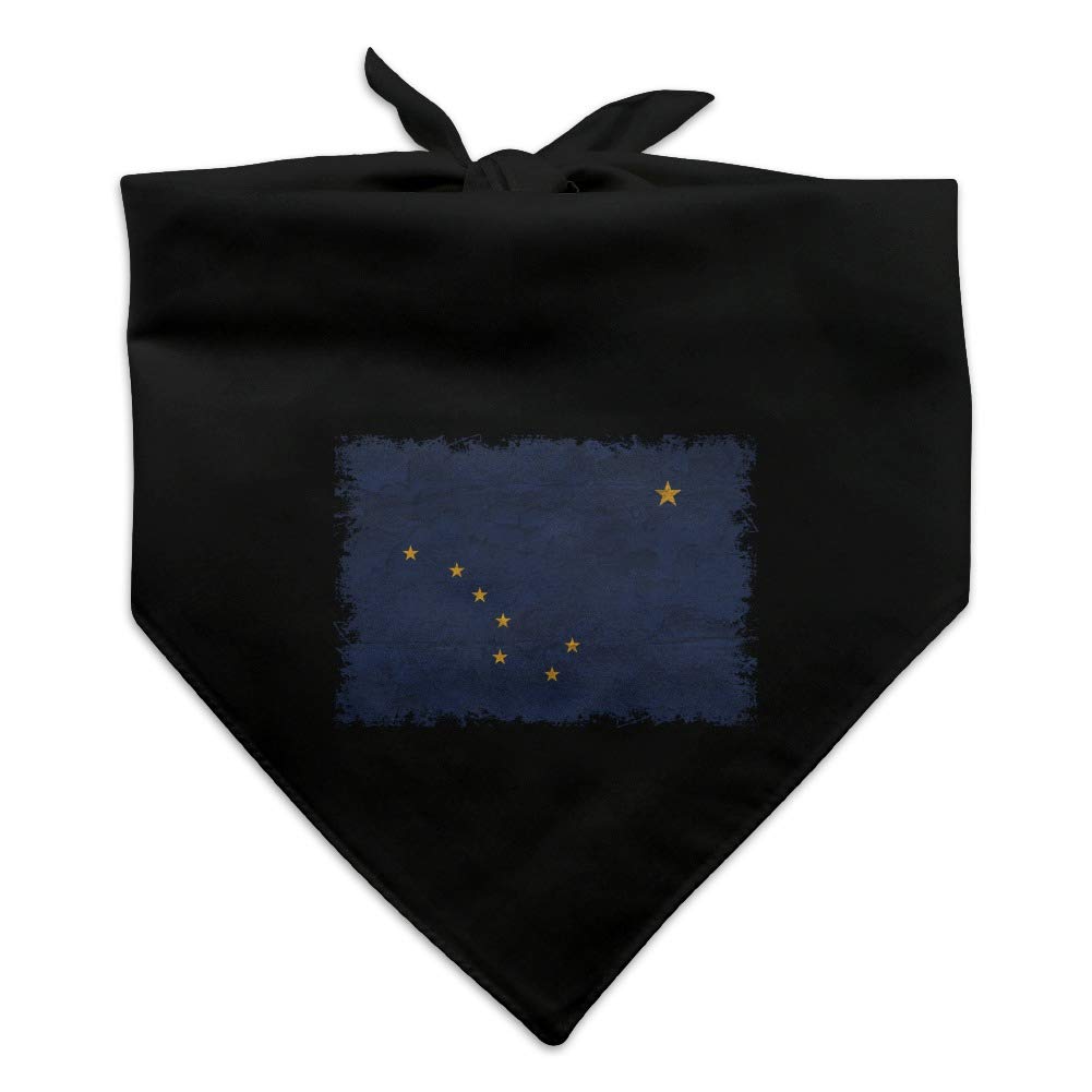 Rustic Alaska Flag Dog Bandana – USA Pet Accessory for Outdoor Adventures