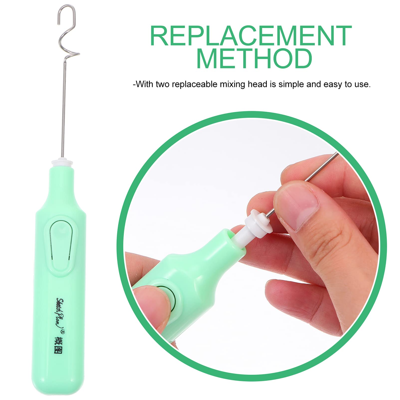 EXCEART Electric Pigment Stirrer Mixer - Portable Paint Mixing Tool for DIY Crafts, Art Gouache Painting & Drawing (1 Set) - Perfect for Artists, Hobbyists & Home Decor Projects