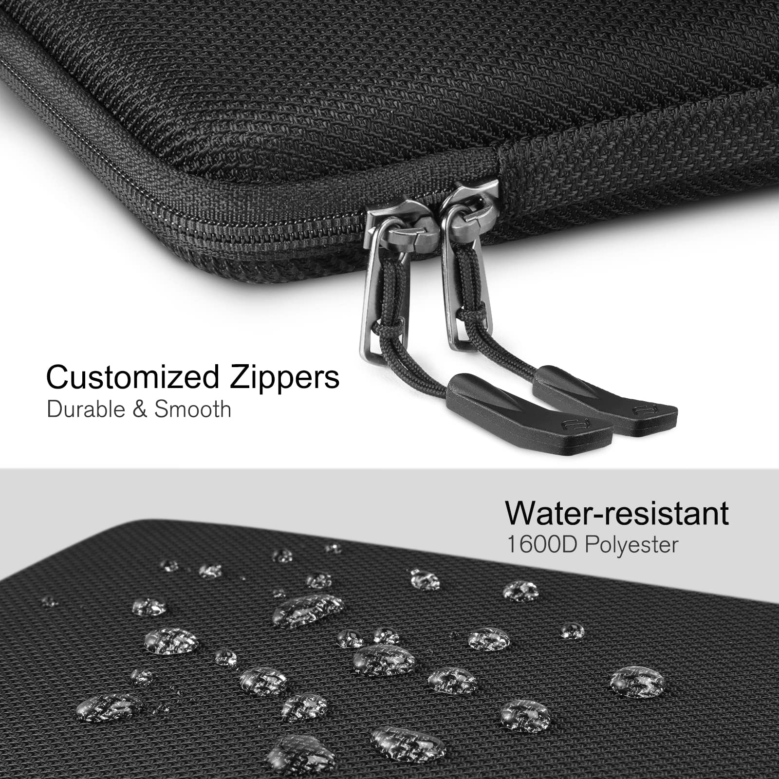 FINPAC 14-inch Hard Laptop Sleeve Case - Water-Resistant Shockproof Bag for Acer, Lenovo, HP, ASUS, Dell Chromebooks & Ultrabooks - Perfect for Travel, Office, and School Use