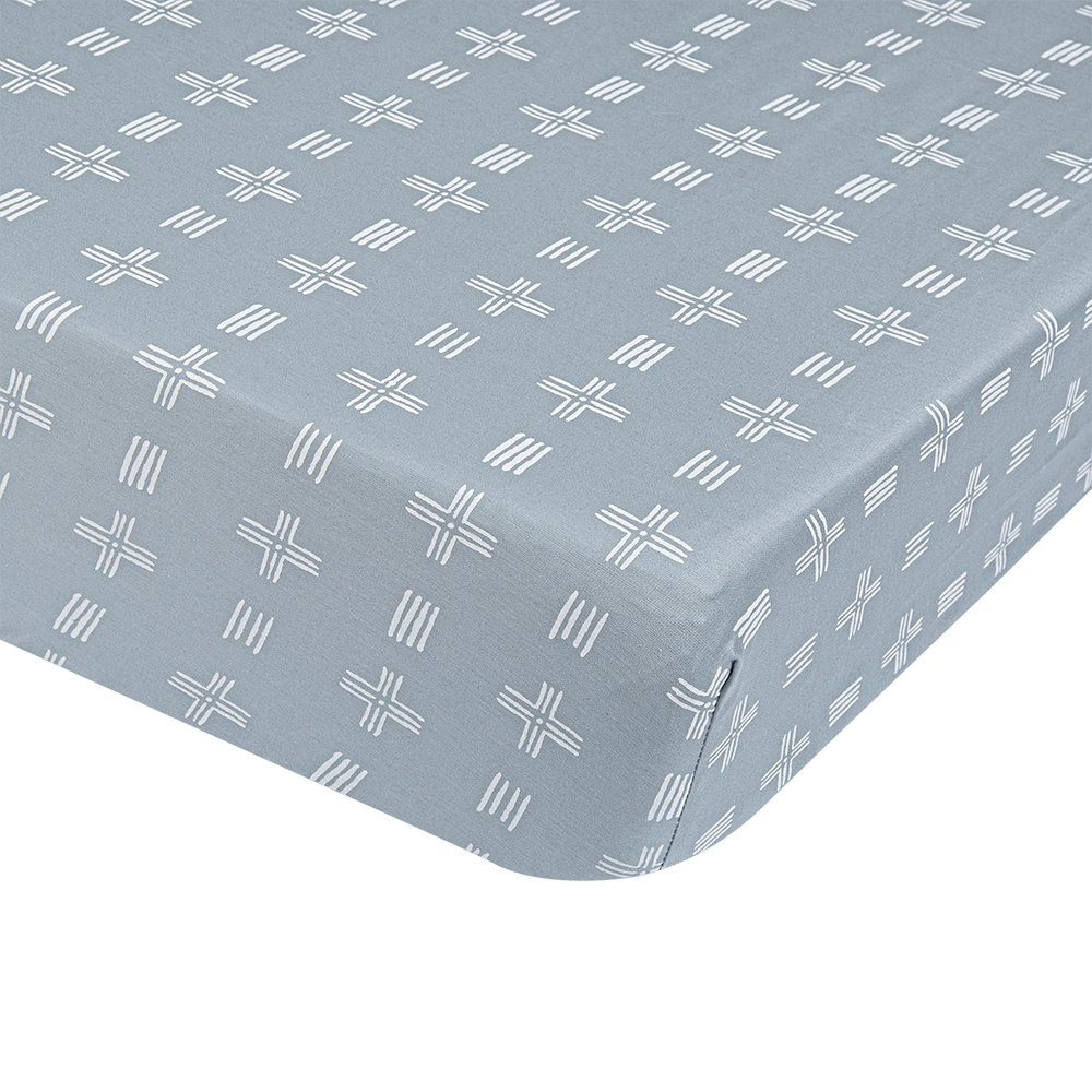 Soft Organic Cotton Fitted Crib Sheet for Baby Crib - Breathable & Hypoallergenic Nursery Bedding - Perfect for Newborns, Infants & Toddlers - Ideal for Daycare, Nursery or Home Use