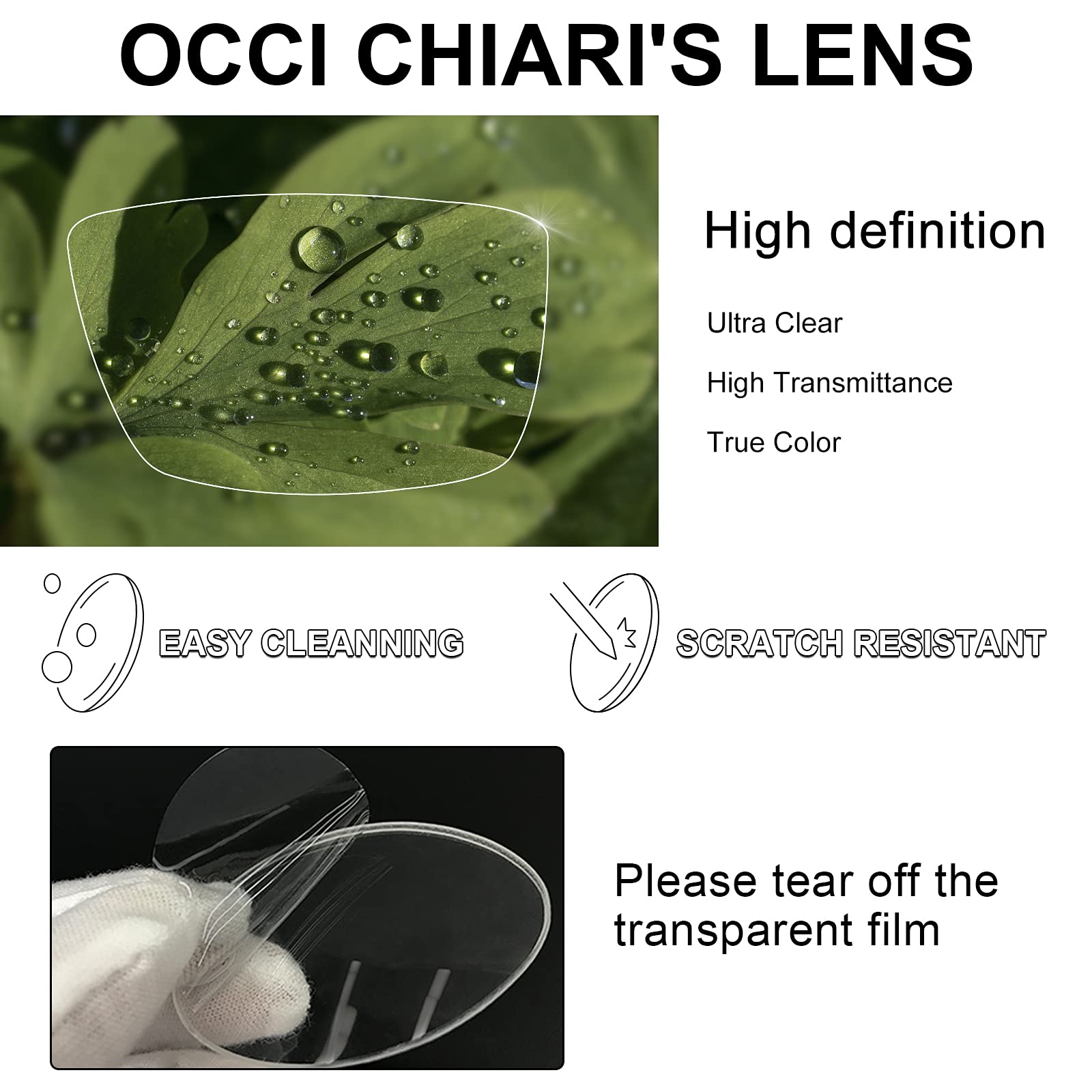 OCCI CHIARI Blue Light Blocking Glasses for Men - Metal Frame Computer Eyeglasses with Clear Lens | Reduce Eye Strain for Gaming, Office Work & Screen Use