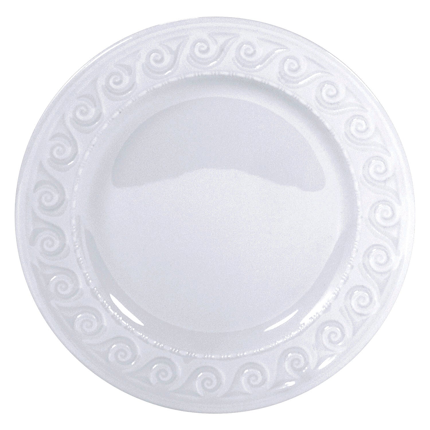 Louvre Bread and Butter Plate Set - Elegant Porcelain Appetizer Plates for Breakfast, Dessert, and Entertaining - Perfect for Restaurants, Cafes, and Home Dining