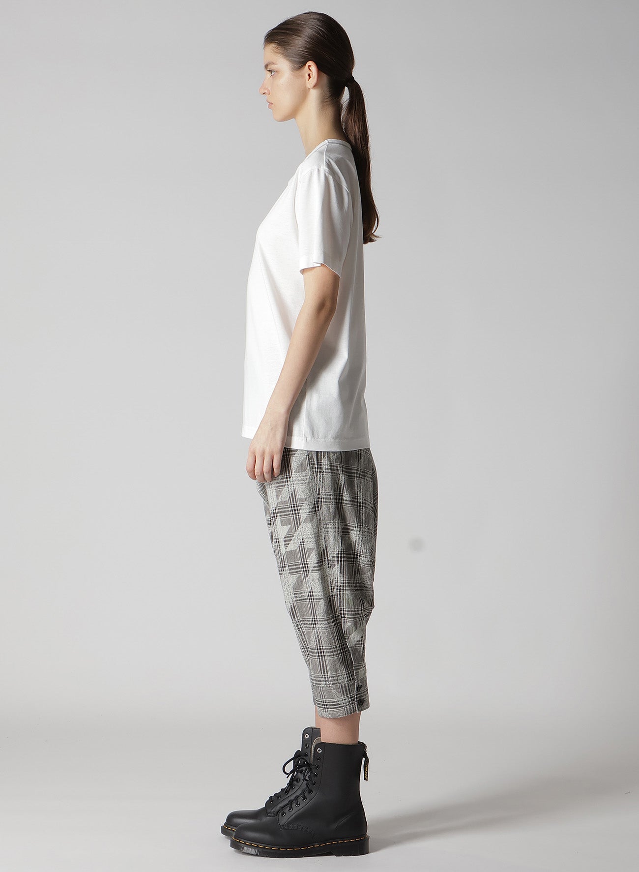 Y's Stitch Half Sleeve Cotton Jersey T-Shirt for Women - Soft & Comfortable Casual Wear - Perfect for Everyday Outfits, Weekend Errands and Layering