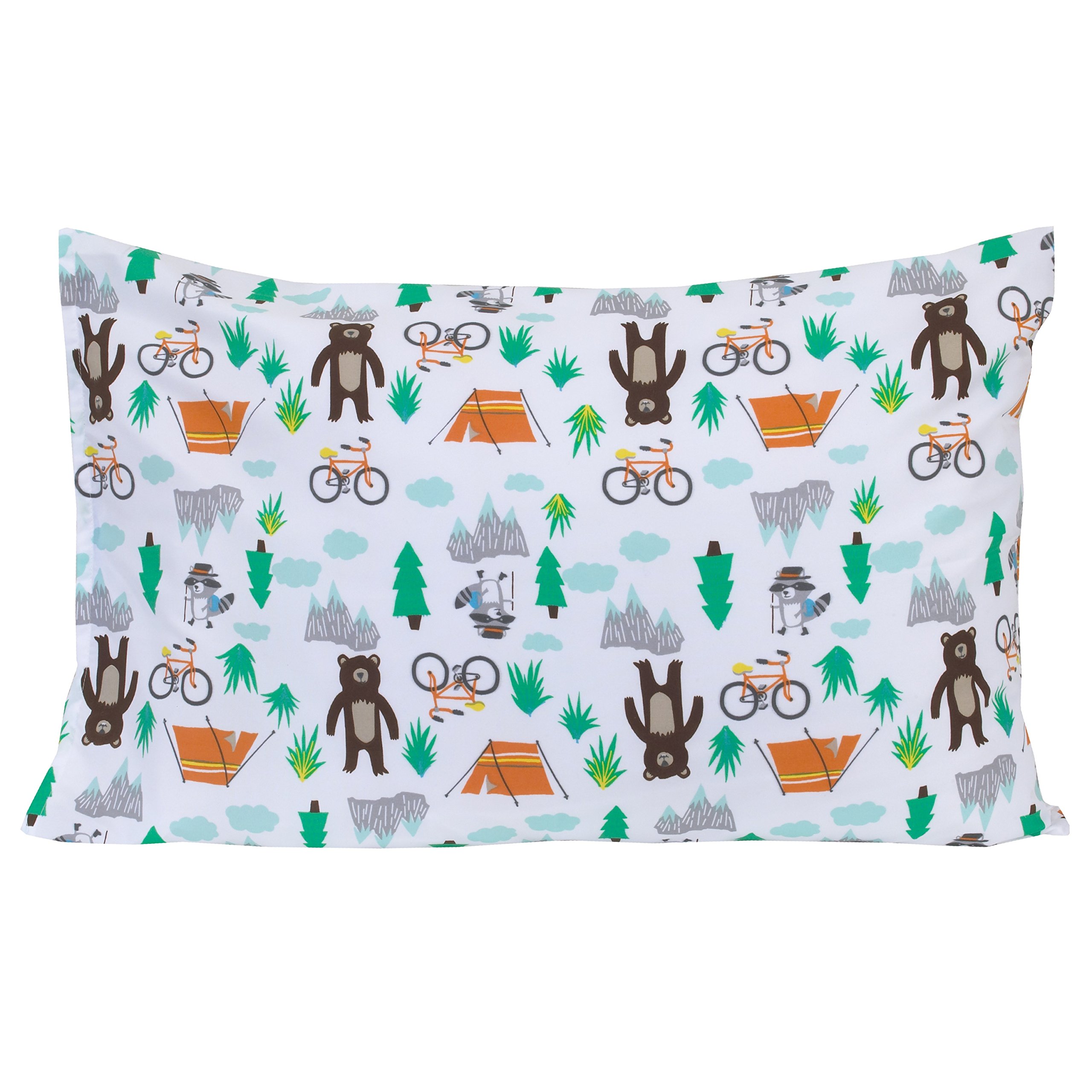 Carters Woodland Boys 4-Piece Toddler Bedding Set - Soft & Cozy Bed Sheets, Pillowcase, Blanket for Kids Room Decor - Perfect for Nursery, Toddler Beds, and Boys Bedroom Themes
