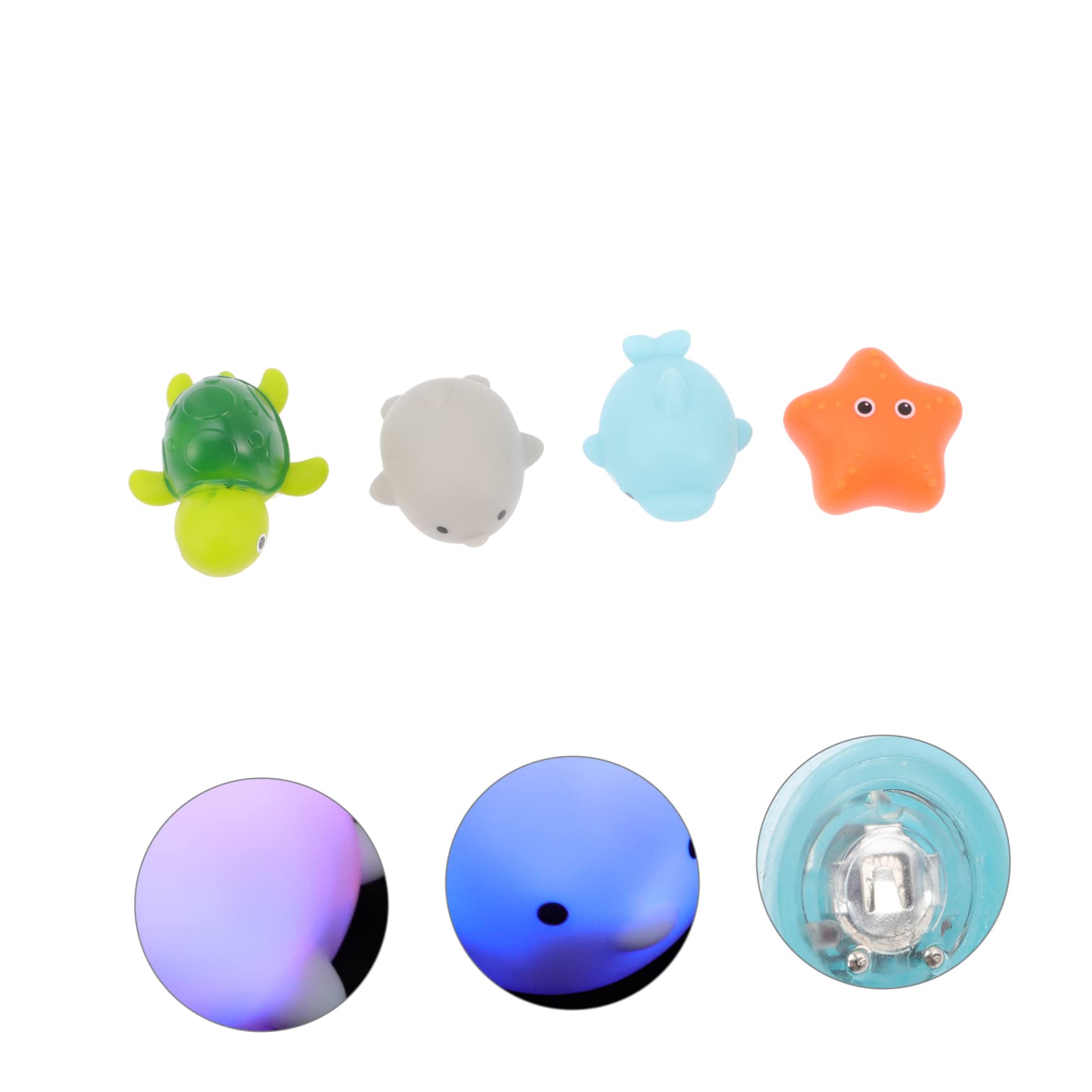 FAVOMOTO 20 Pack LED Bath Toys for Kids - Waterproof Floating Light Up Bathtub Toys for Toddlers & Babies - Fun Bath Time Sensory Play, Pool Party, and Nighttime Glow in the Dark Activities
