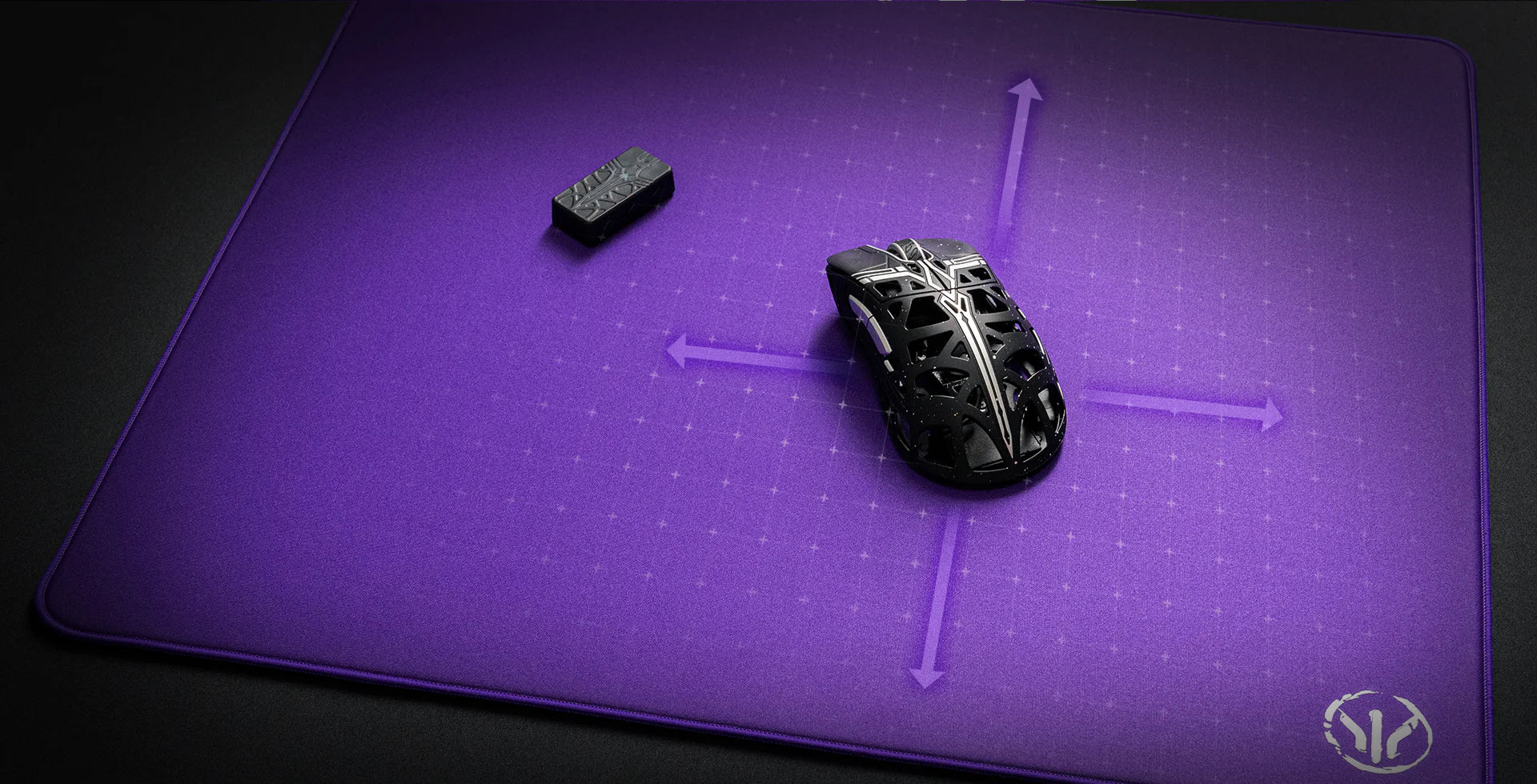 WLmouse Wireless Mouse Pad - Purple, Non-Slip Gaming Mouse Mat with Smooth Surface for PC, Laptop, Office & Home Use | Perfect for Work, Gaming & Daily Computing