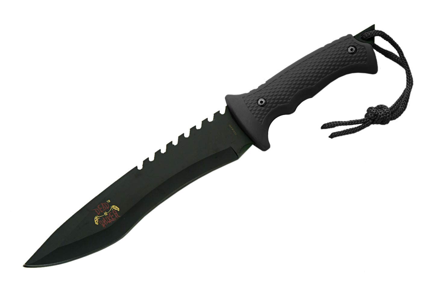 SZCO Supplies Dead Walker Saw Back - High-Quality Survival Knife for Outdoor Camping, Hunting, and Bushcraft Adventures
