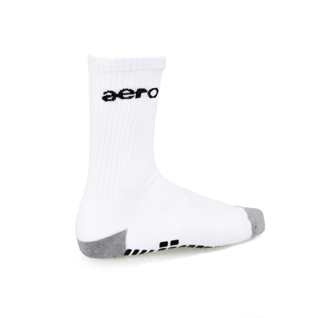 AERO Cricket Grip Socks 2 Pack - Non-Slip Sports Socks for Cricket, Football & Running - Enhanced Traction & Comfort for Athletes