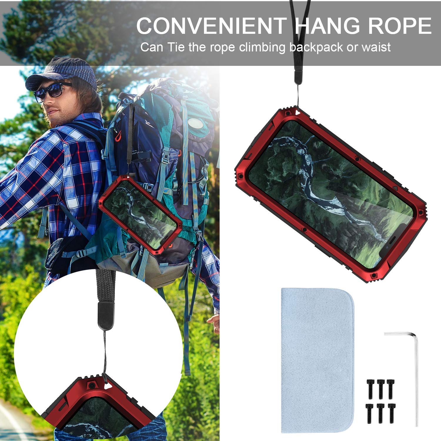 Rugged Metal Case for iPhone 12 Pro Max (6.7