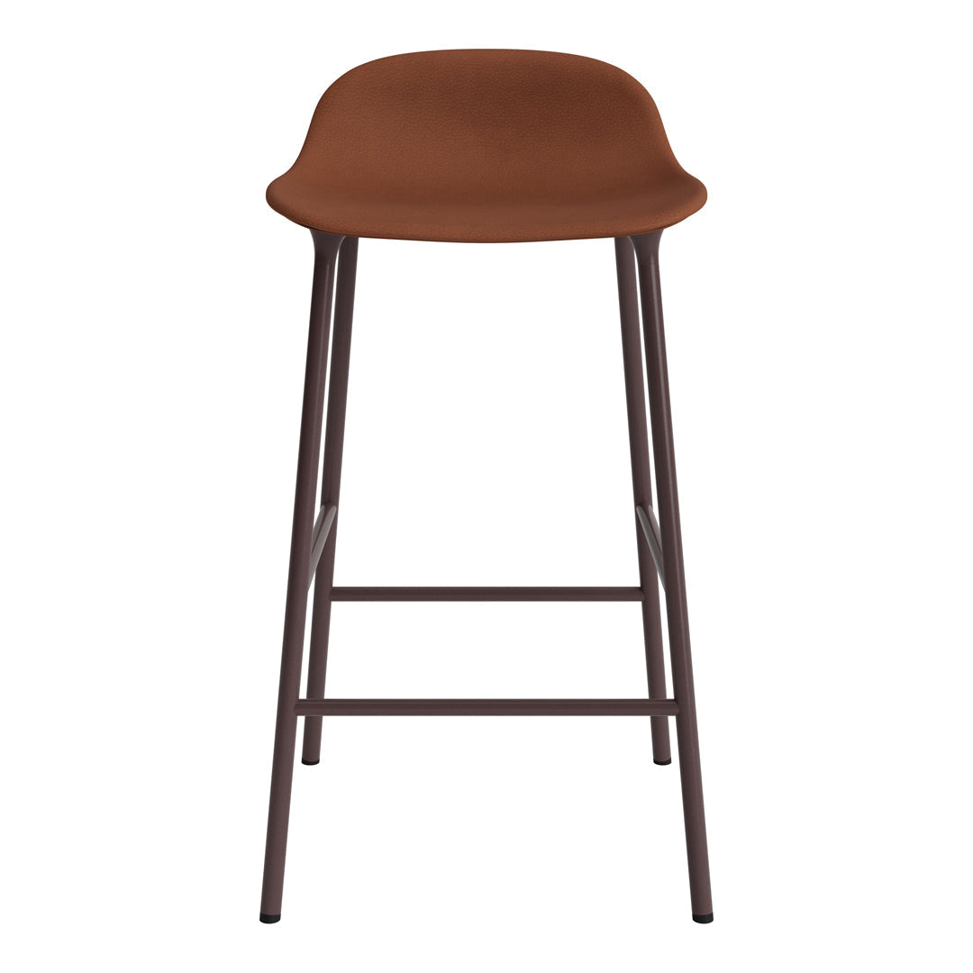 Modern Form Counter Stool with Sturdy Metal Legs & Comfortable Upholstered Seat - Perfect for Kitchen Islands, Breakfast Bars & Home Decor