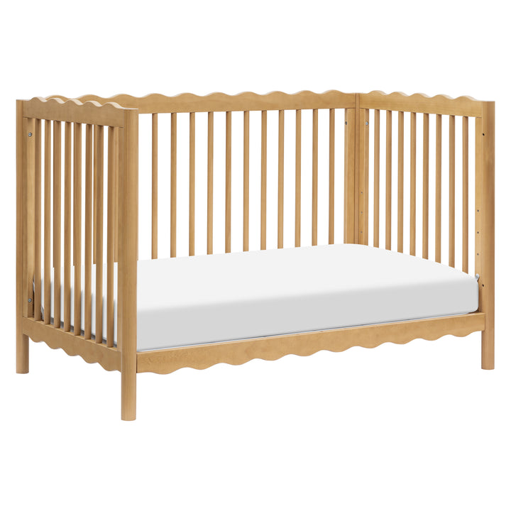 Babyletto Swell 4-in-1 Convertible Crib to Toddler Bed & Full Size Bed - Modern Nursery Furniture for Baby & Kids Room - Safe, Stylish & Space-Saving Design for Small Spaces