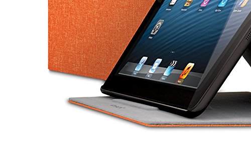 Solo New York Avenue Slim Case for iPad Air 10.9 Inch (2022/2020 Model) - Durable Lightweight Protective Cover with Auto Wake/Sleep - Orange - Perfect for Work, Travel & Everyday Use
