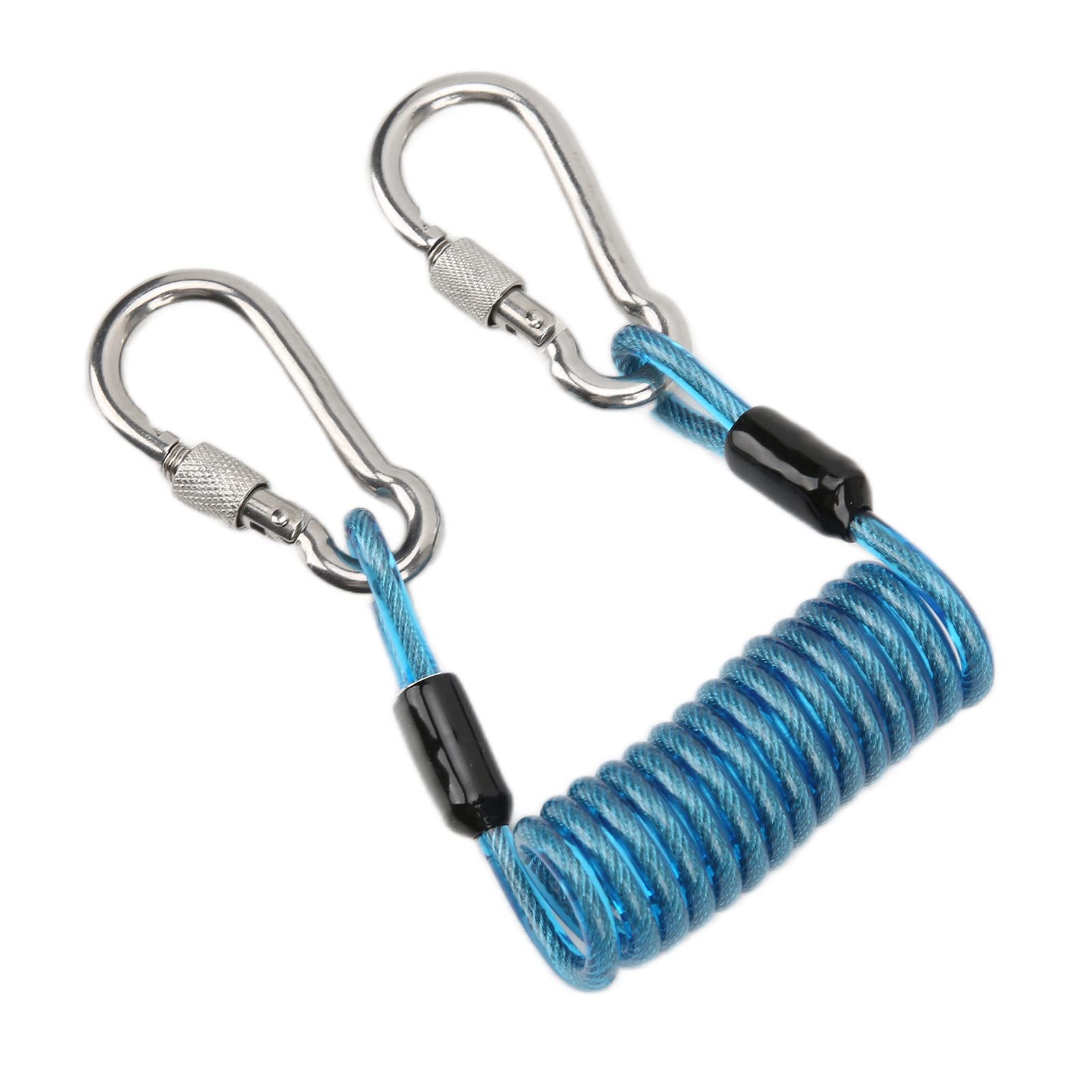 BRDI Underwater Anti-Lost Diving Spring Rope - Portable & Comfortable Safety Tether for Scuba Diving, Snorkeling, and Water Sports (Blue) - Perfect for Keeping Gear Secure During Ocean Adventures