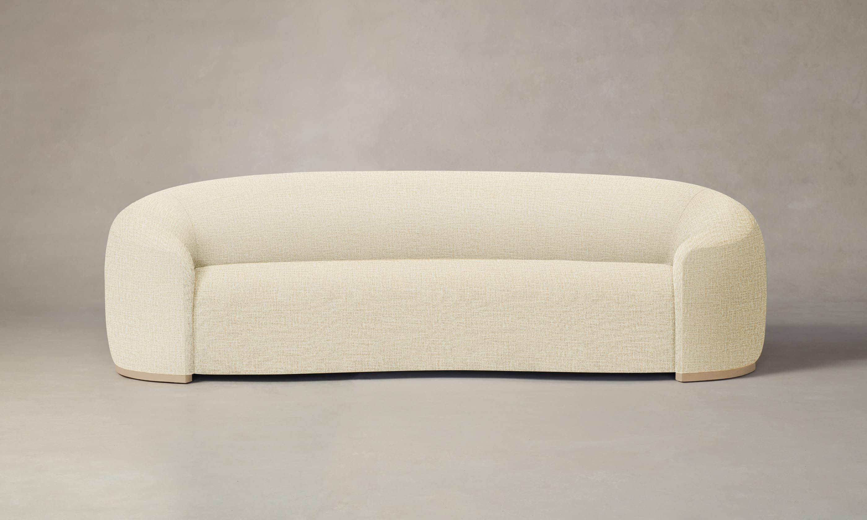 Chelsea Sofa - Performance Woven Chenille Upholstery in Desert Beige | Modern Living Room Furniture for Comfortable Relaxation & Stylish Home Decor