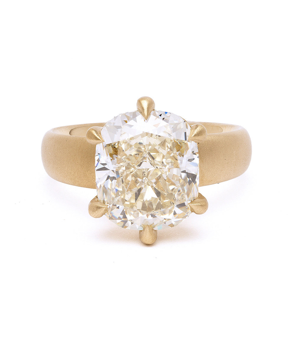 Ella 5.34Ct Cushion Cut Diamond Engagement Ring for Women - Unique Vintage Style Wedding Band, Perfect for Proposals, Anniversaries & Special Occasions