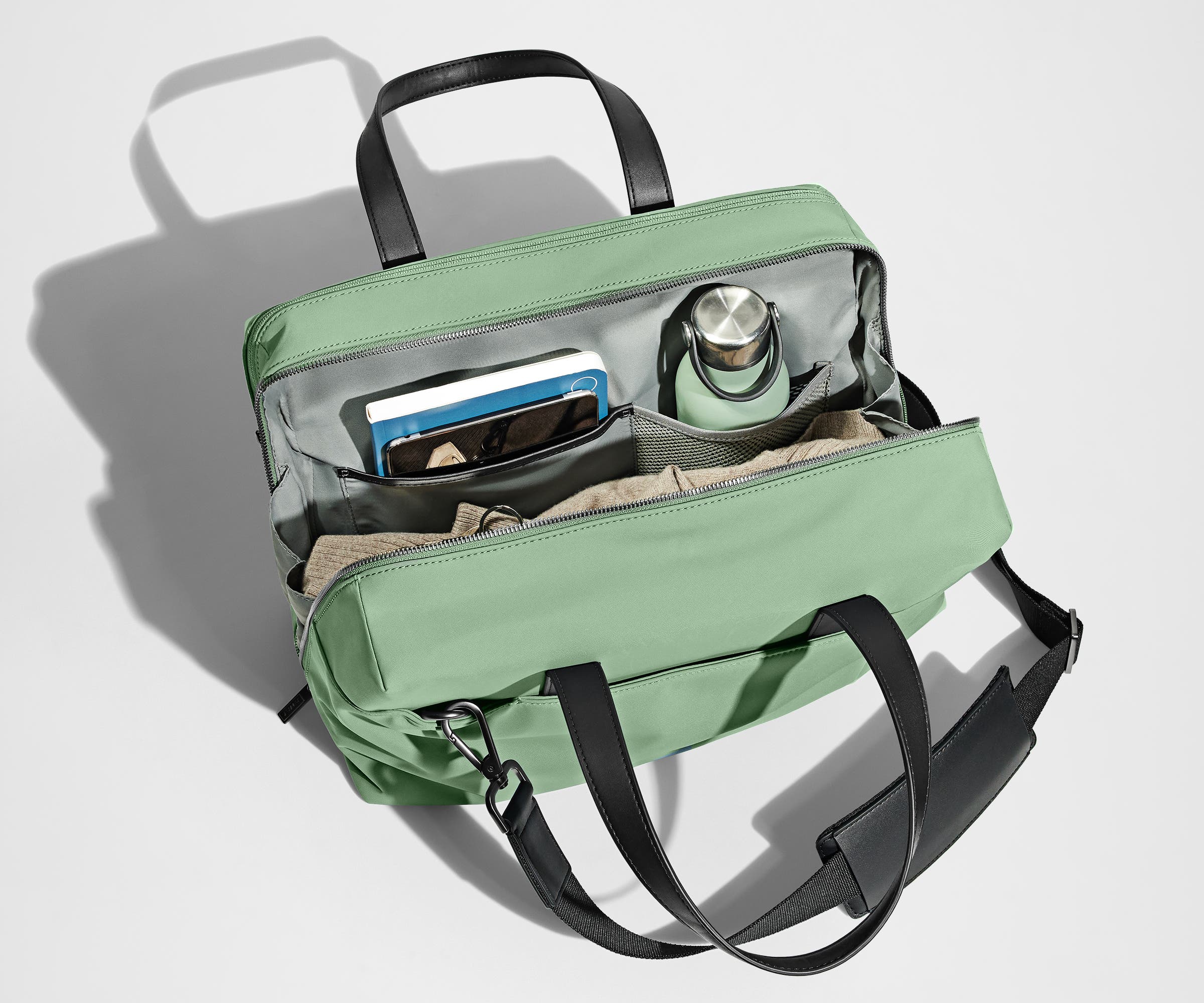 Premium Sea Green Tote Bag for Women - Lightweight, Durable & Spacious - Perfect for Work, Travel, Gym & Everyday Use