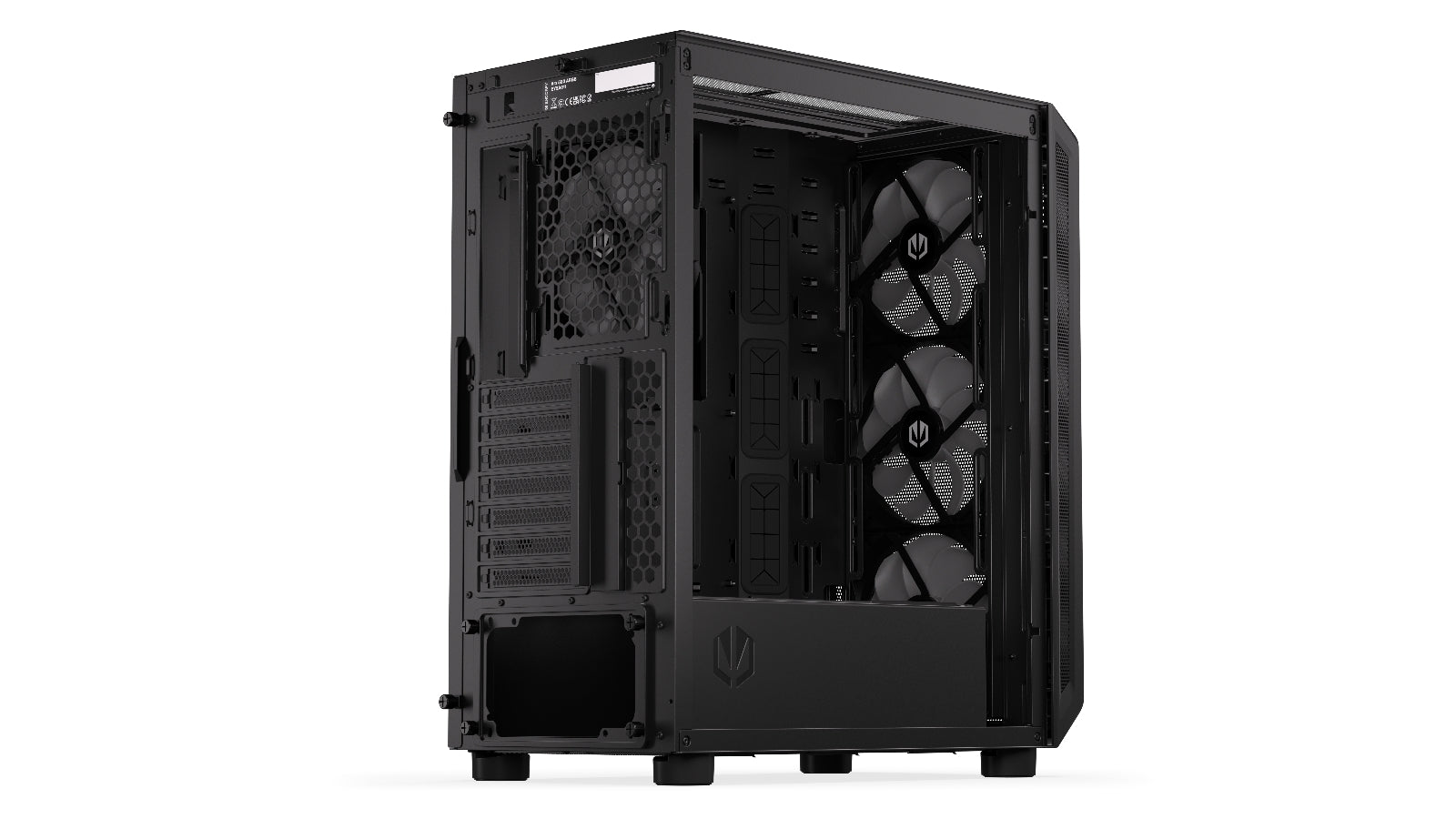 Endorfy Arx 500 ARGB Mid-Tower ATX PC Gaming Case - High Airflow, Tempered Glass, RGB Lighting (EY2A011) - Perfect for Gaming Rigs & Streaming Setups
