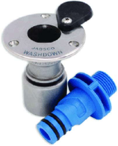 Rule Deck Fitting QC Washdown Flush 31911-0000 - Heavy Duty Commercial Kitchen Equipment for Food Processing & Industrial Cleaning