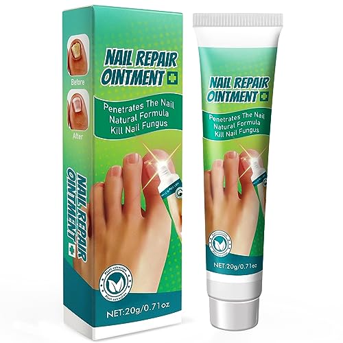 Fast-Acting Toenail Fungus Treatment Cream - Repair Damaged & Thick Nails, Eliminate Fungal Infections & Restore Healthy Nails - Ideal for Athletes Foot, Nail Discoloration & Fungal Prevention