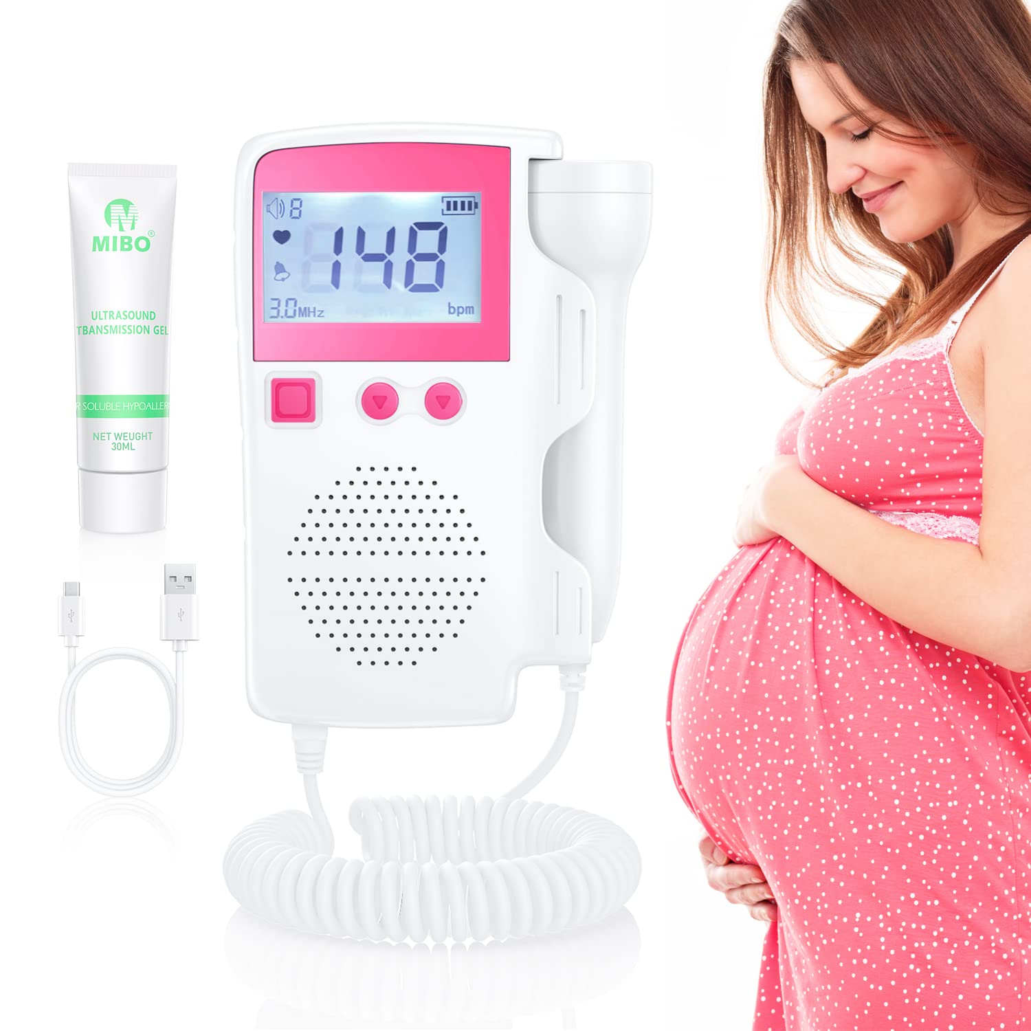 **Portable Baby Heartbeat Monitor Bag - Handheld Doppler Fetal Monitor Pouch for Pregnancy, Home Use & New Moms - SUUEKRE NISI-001 | Perfect for Prenatal Checkups, Baby Showers & At-Home Bonding**