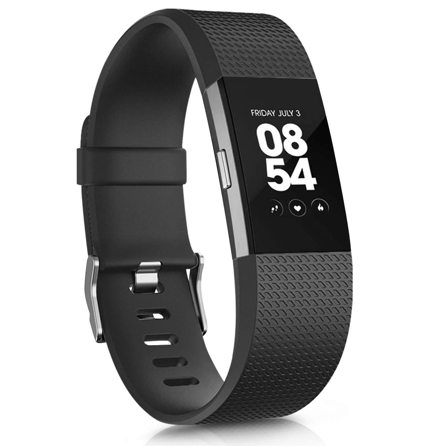 Fitbit Charge 2 Replacement Bands - Soft Silicone Strap for Workout & Daily Use