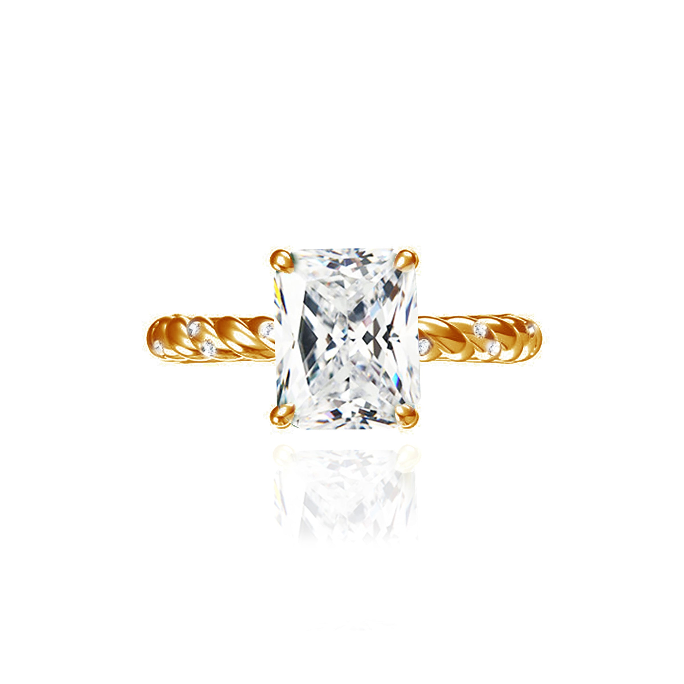 Twilight Whisper: Radiant Cut Moissanite Ashes Ring for Women | Elegant Memorial Jewelry for Loved Ones | Perfect for Remembrance Ceremonies & Special Occasions