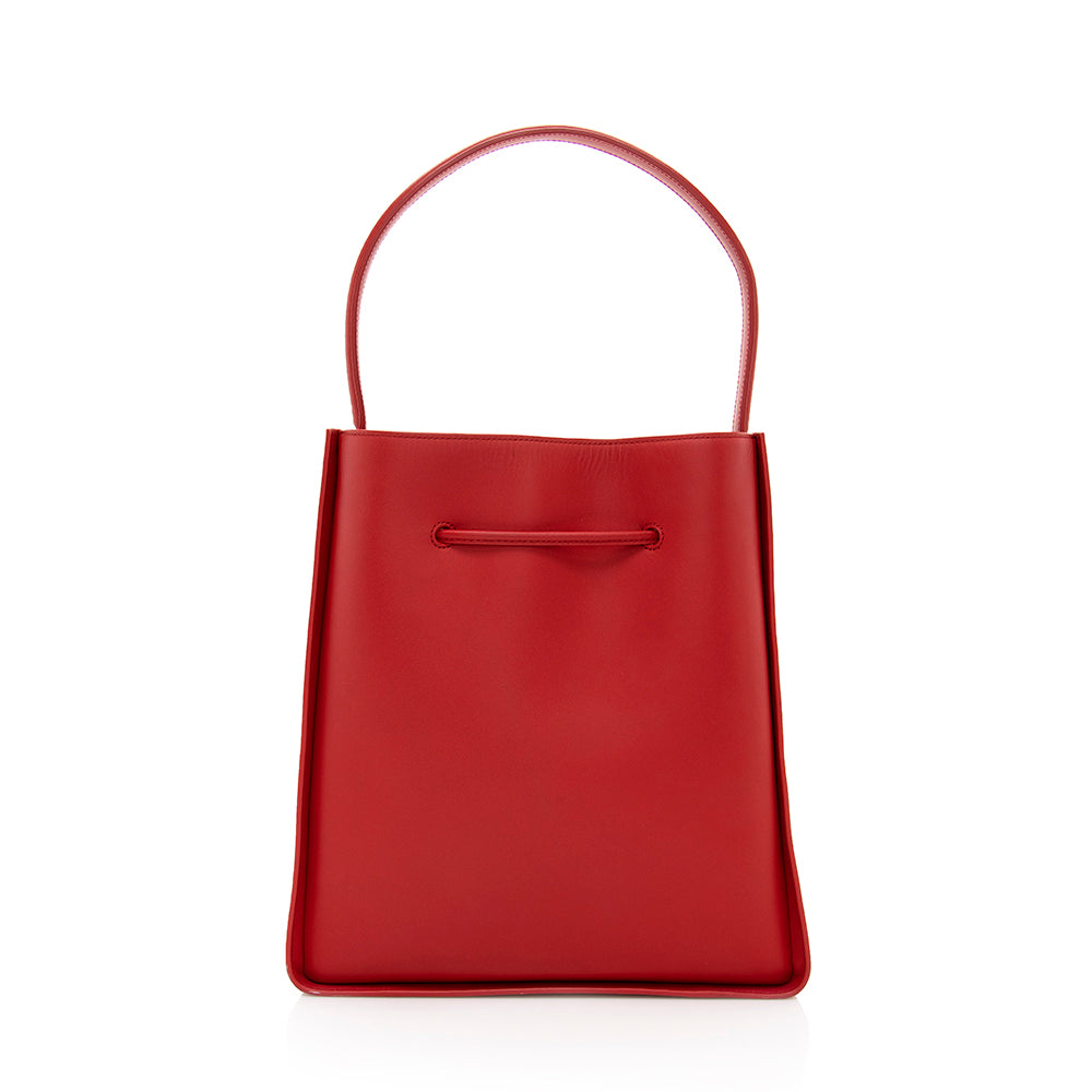 3.1 Phillip Lim Smooth Calfskin Soleil Large Bucket Bag - Premium Leather Handbag for Women | Perfect for Work, Travel & Everyday Use (SHF 19982)