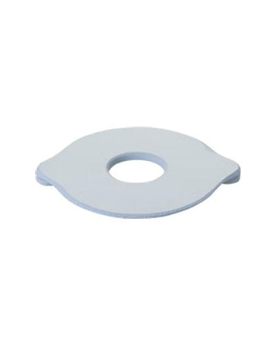 Marlen Compact All Flexible Mounting Ring Flat - 1.625 Inch (41mm) Green Neoprene Rubber Gasket - Perfect for Plumbing, Automotive, and Industrial Applications
