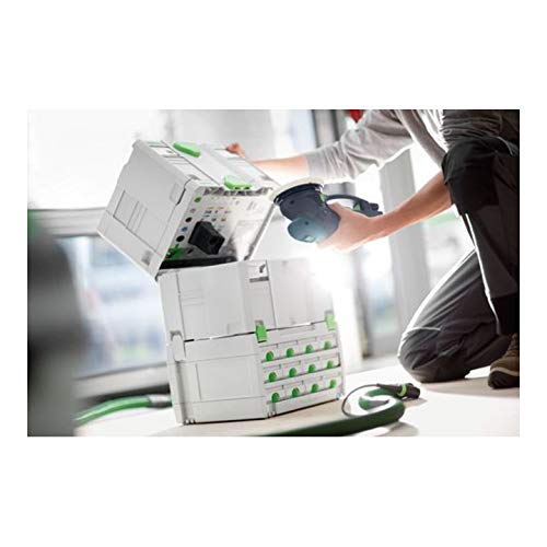 Festool 491986 12-Drawer Sortainer Tool Organizer - Heavy Duty Gray Storage Case for Workshop & Garage Organization