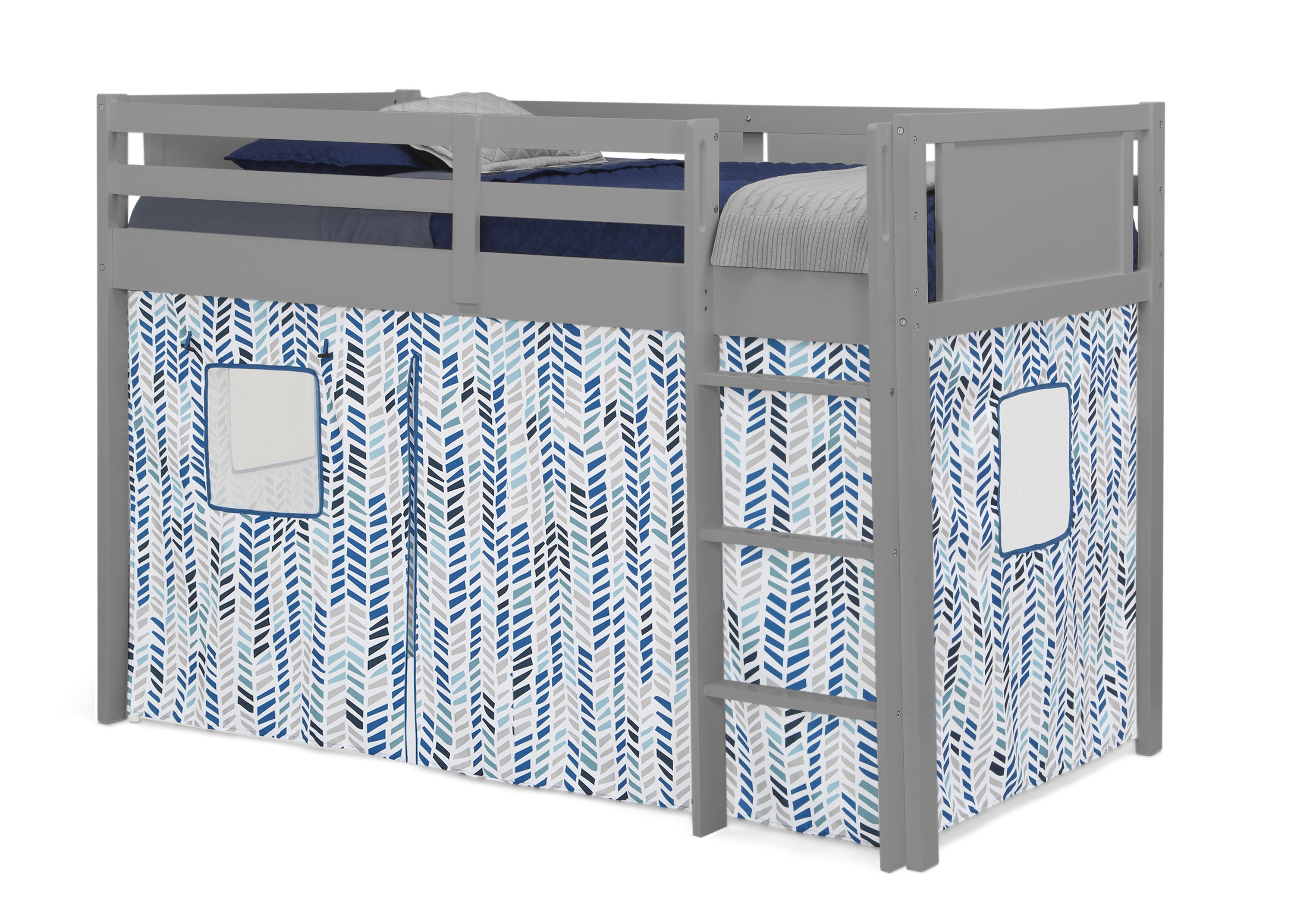 Bed Tent & Curtain Set for Twin Loft or Bunk Bed (Bed Not Included) - Perfect for Kids' Sleepovers, Privacy, and Cozy Bedroom Decor