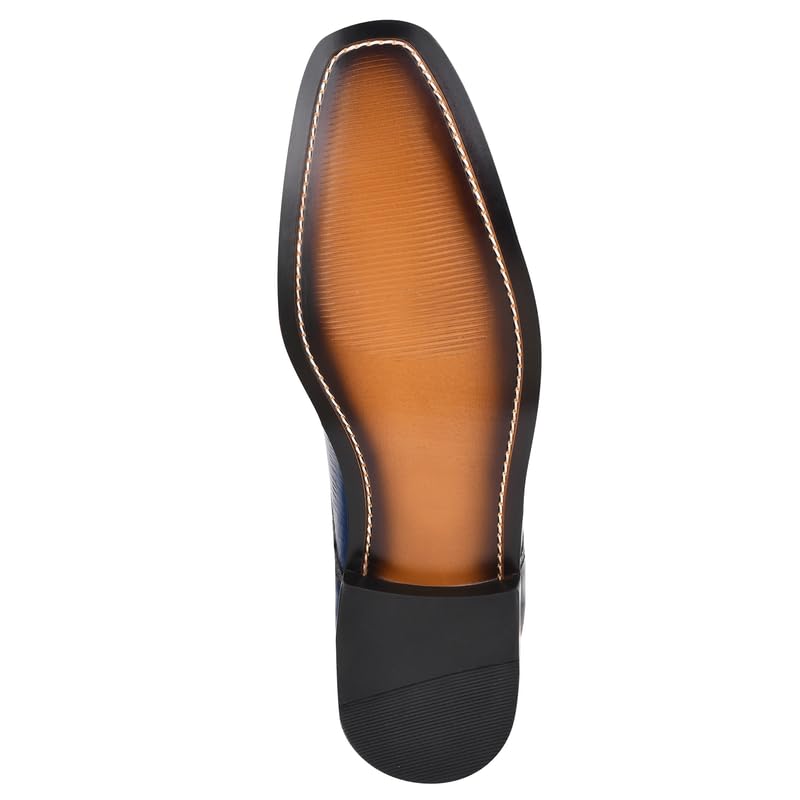 LIBERTYZENO Men's Genuine Leather Loafers & Slip-On Shoes - Comfortable Casual Dress Shoes for Men | Perfect Easter Gift (LS-Thomas Model) | Ideal for Office, Wedding & Daily Wear