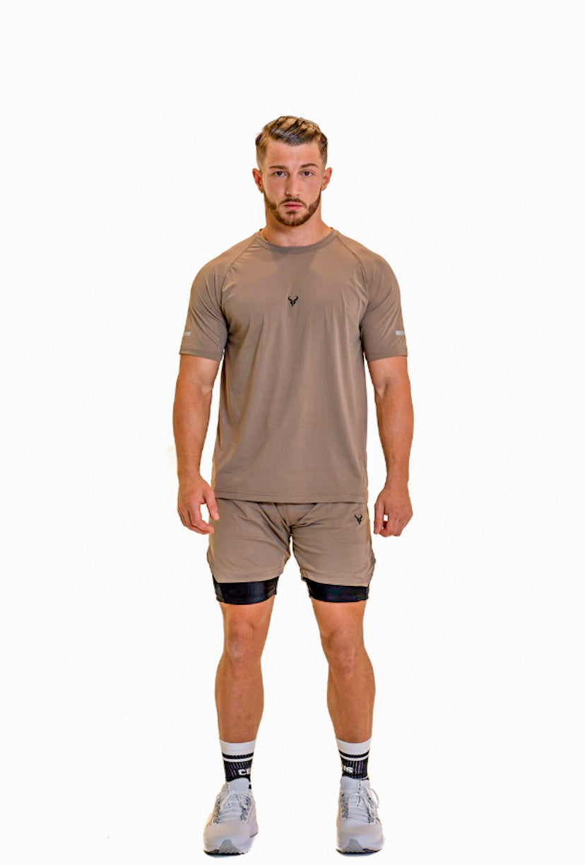 Cerus Biscuit Quantum Men's T-Shirt - Premium Cotton Casual Tee for Everyday Wear | Gym, Workout, Street Style & Lounge Comfort