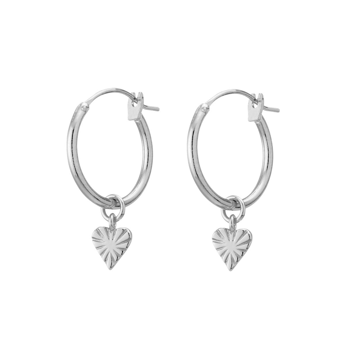 Sweetheart Hoop Earrings for Women - 14K Gold Plated Dainty Heart Shaped Hoops | Perfect for Valentine's Day, Anniversary Gifts & Everyday Elegance