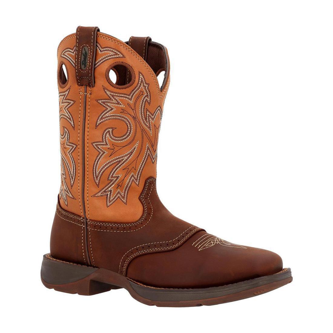 Rebel by Durango Western Cowboy Boots for Men - Comfortable Riding & Work Boots - Perfect for Rodeo, Ranch Work & Country Style Fashion