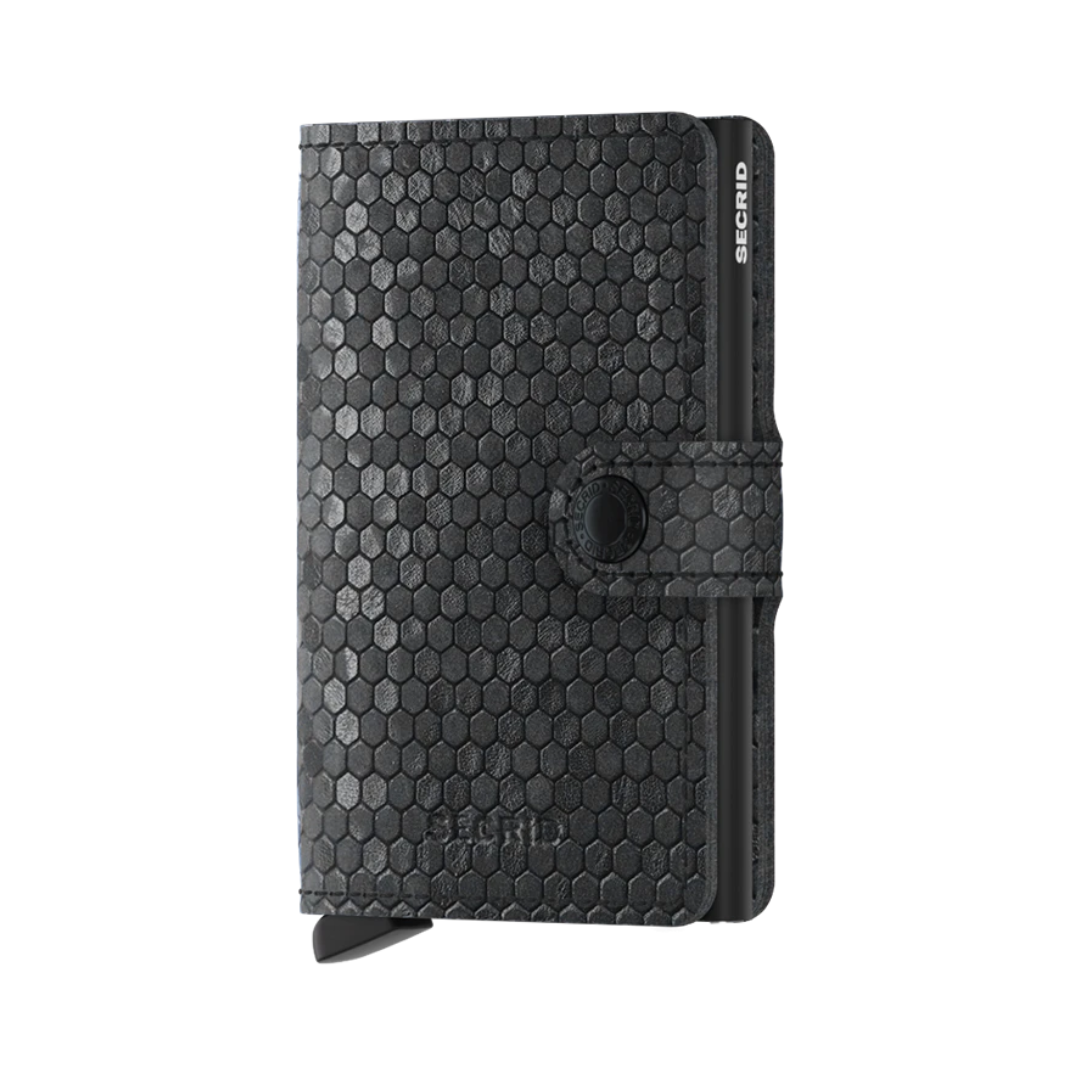 SECRID Miniwallet Hexagon - RFID Blocking Slim Wallet for Men & Women | Compact & Secure Card Holder for Everyday Use & Travel