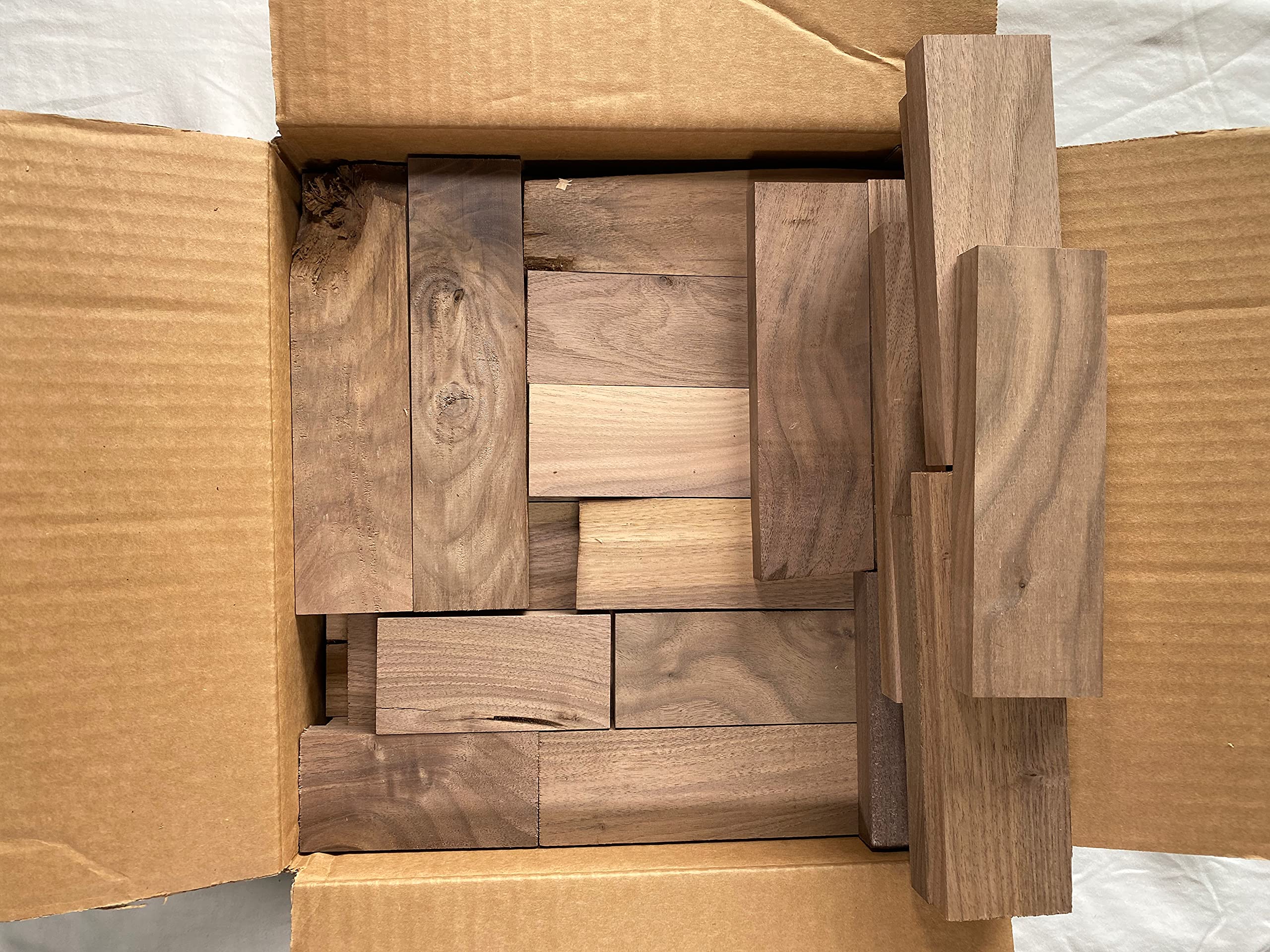 Premium Small Black Walnut Wood Box - Handcrafted Solid Wood Storage for Jewelry, Spices & Keepsakes | Perfect for Home Organization & Gift Giving