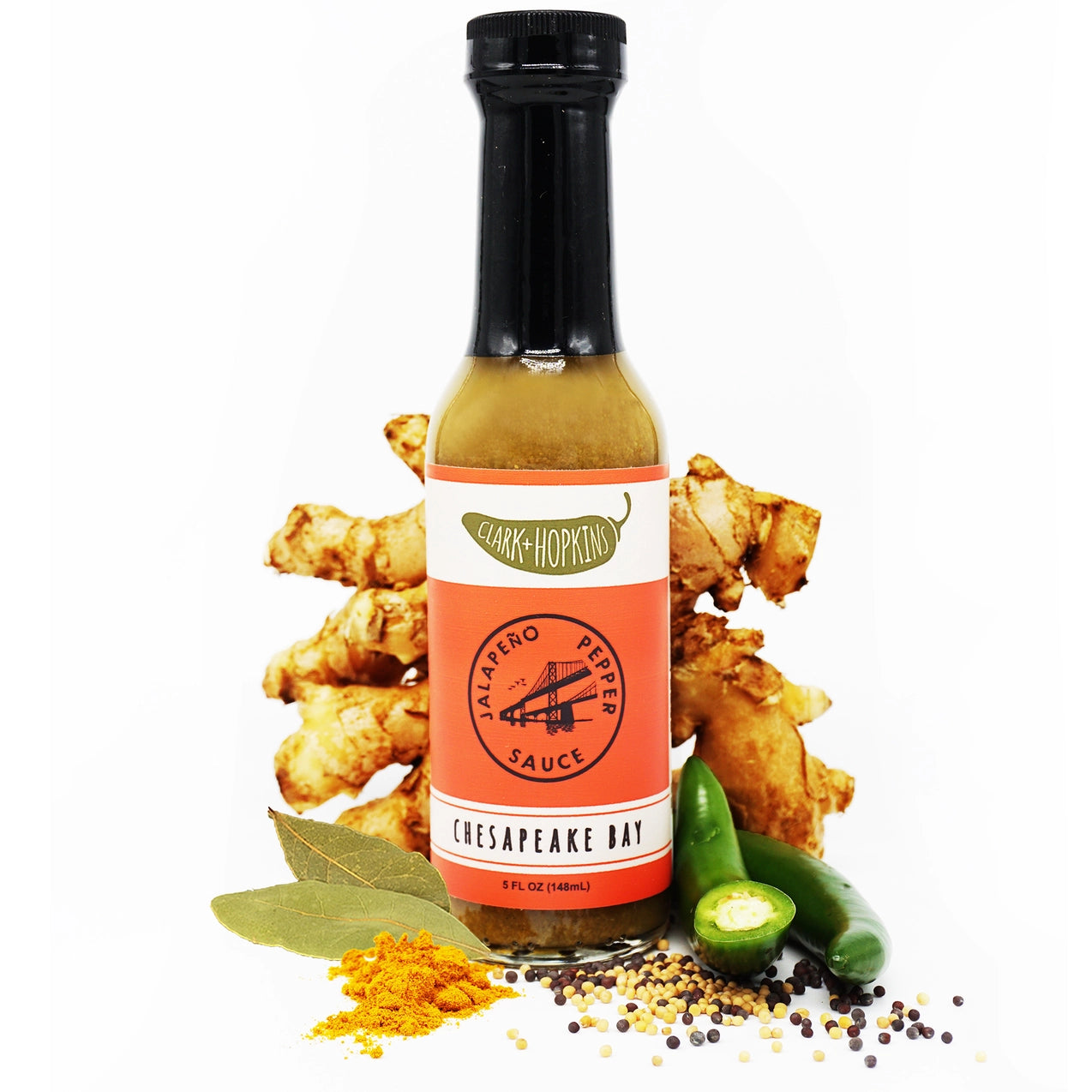 Original Chesapeake Bay Hot Sauce - Premium Spicy Sauce for Seafood, Wings & BBQ - Perfect for Grilling, Cooking & Gifting