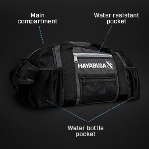 Hayabusa Ryoko Sports Bag - Durable Gym Bag for Men & Women - Perfect for MMA, Boxing, Muay Thai Training - Water-Resistant & Spacious Workout Bag