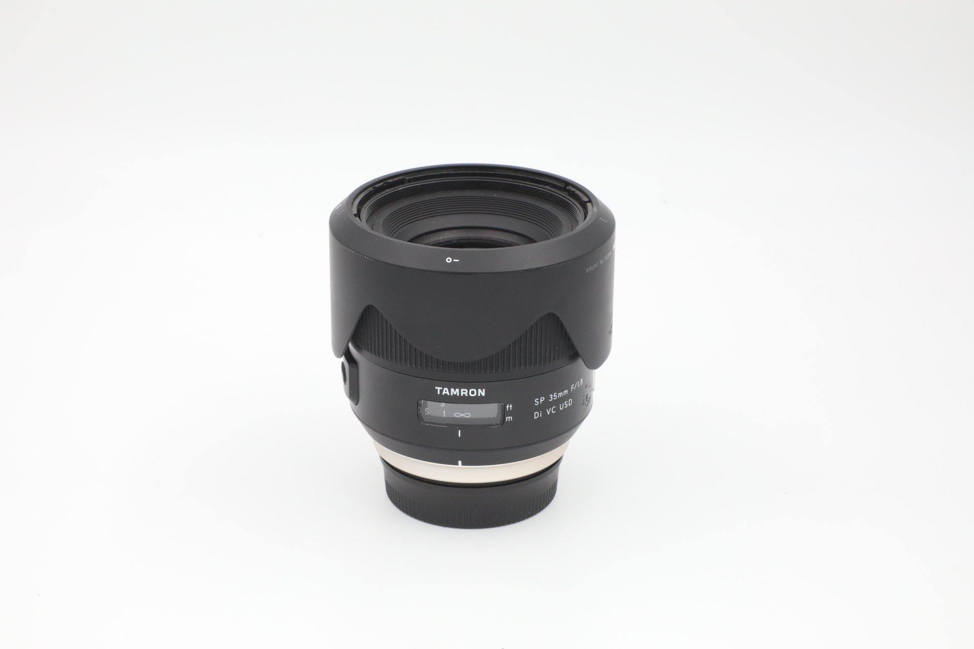 Used Tamron 35mm f/1.8 Di VC USD Lens for Nikon F Mount - Perfect for Portrait, Low Light & Street Photography
