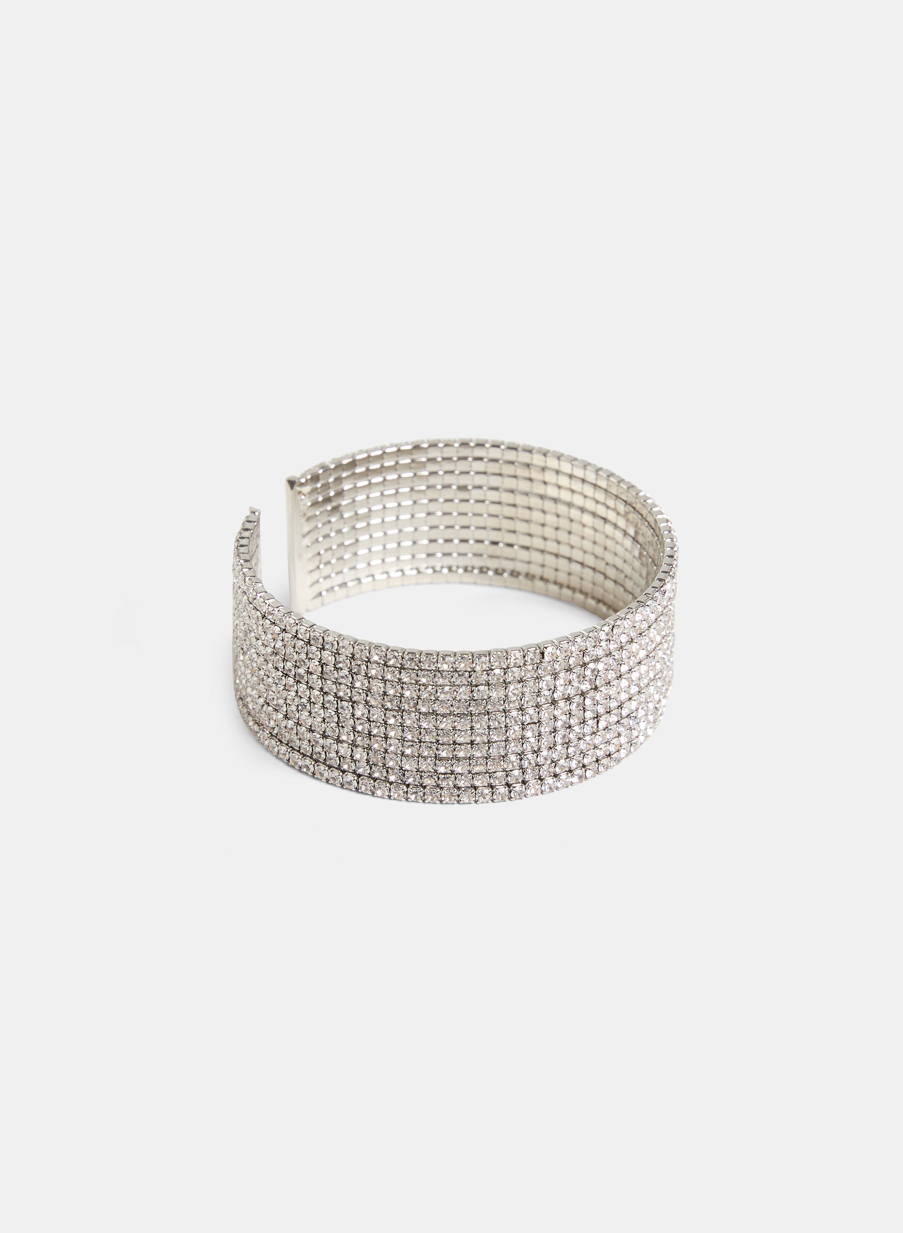 Elegant Crystal Cuff Bracelet for Women - Fashion Jewelry Gift for Wedding, Party & Special Occasions