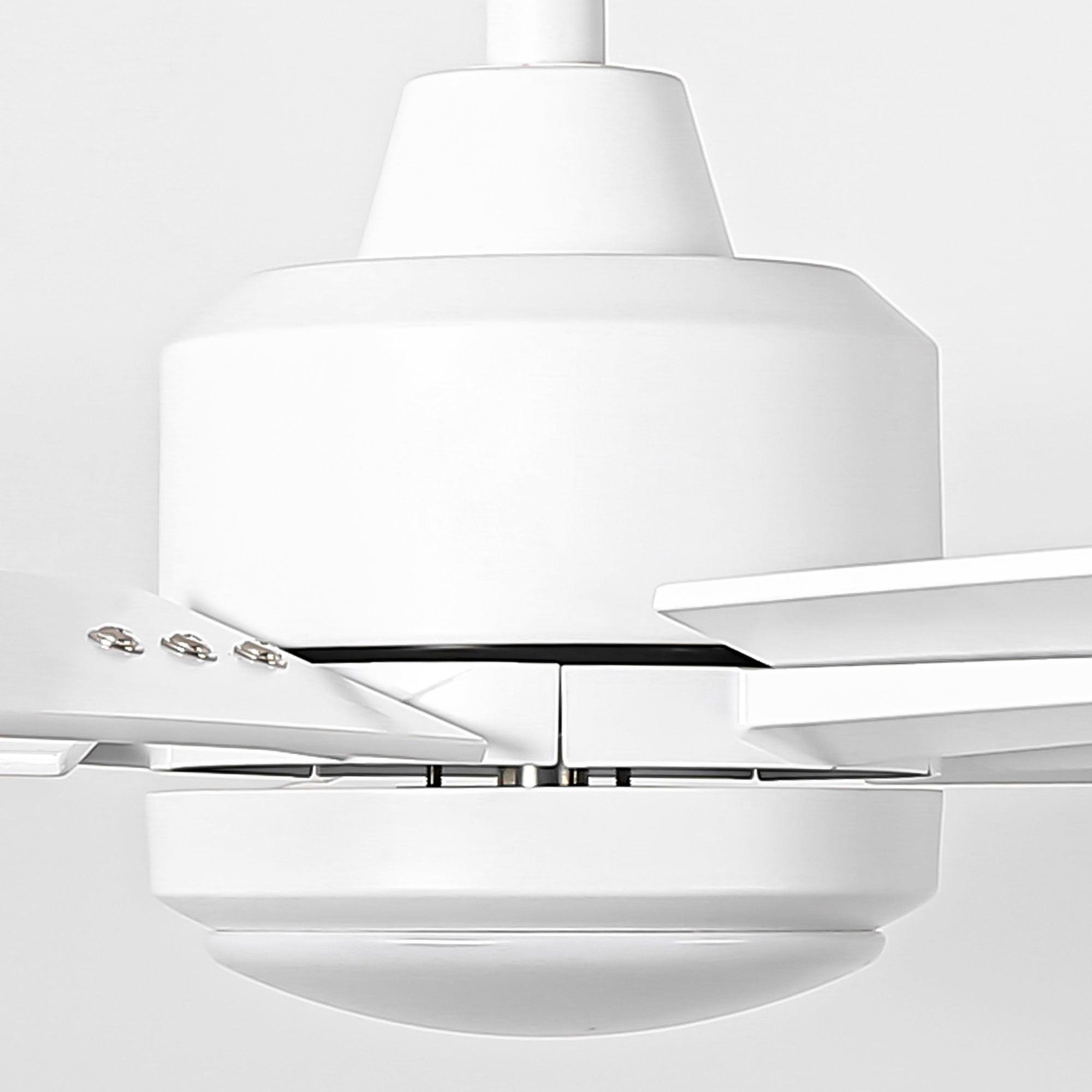 48 DC Motor 5-Blade Modern Ceiling Fan with Downrod Mount - Perfect for Living Room, Bedroom, and Office Cooling