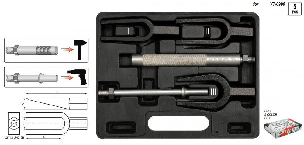 Tooltraders Forks Set of 4 - Heavy Duty Stainless Steel Kitchen Utensils for Cooking, Serving & Food Separation - Perfect for Restaurants, Catering & Home Use