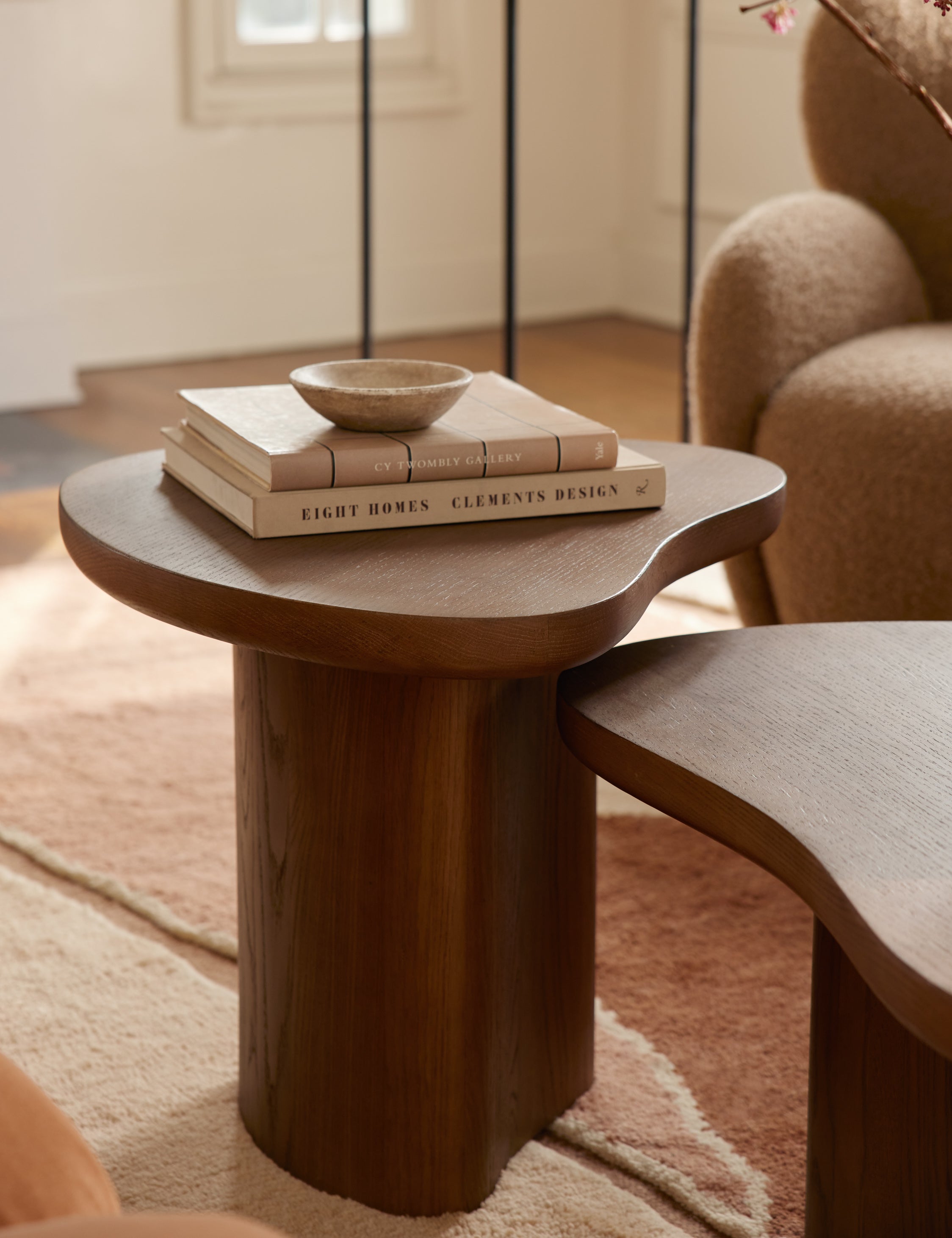 Aimee Song Torino Nesting Coffee Table - Modern Wood Side Table Set for Living Room, Bedroom & Office - Perfect for Small Spaces & Home Decor
