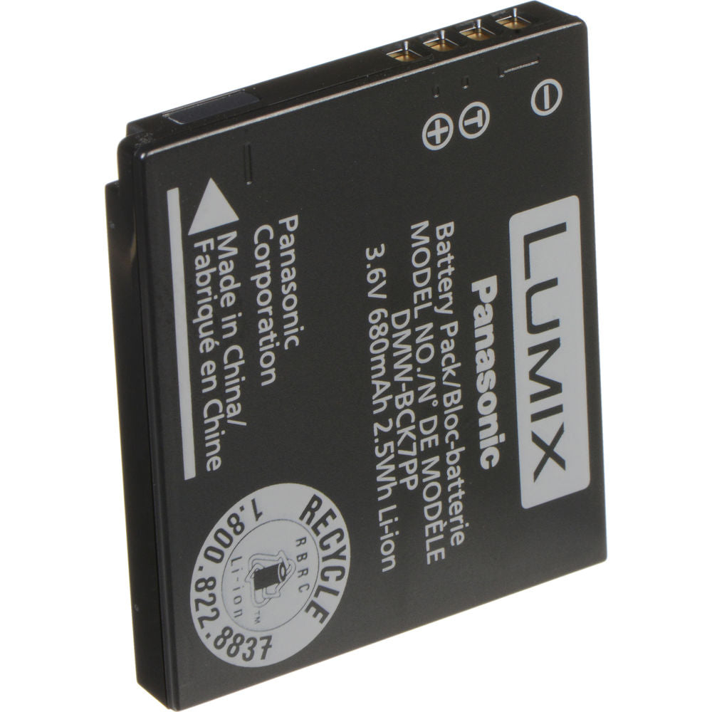 Panasonic DMW-BCK7 Rechargeable Lithium-Ion Battery for Lumix Cameras - Perfect for Travel, Photography & Outdoor Adventures