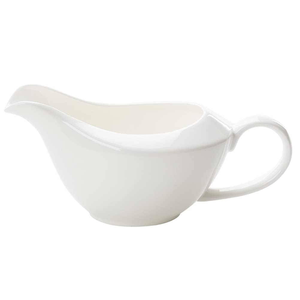 Ceramic Gravy Boat - 1pc Elegant Sauce Jug for Home Kitchen, Perfect for Serving Gravy, Sauces & Dressings - Ideal for Thanksgiving, Dinner Parties & Everyday Meals